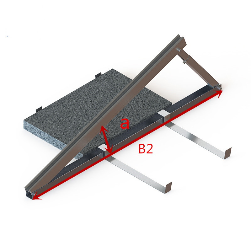 giá đỡ năng lượng mặt trời có balát